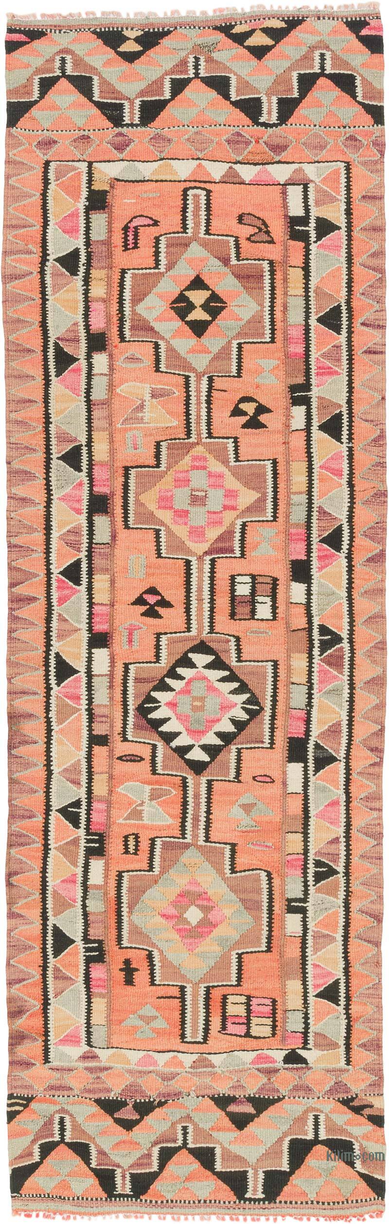 Alfombra Kilim Tribal Vintage - 91 cm x 288 cm - K0077276