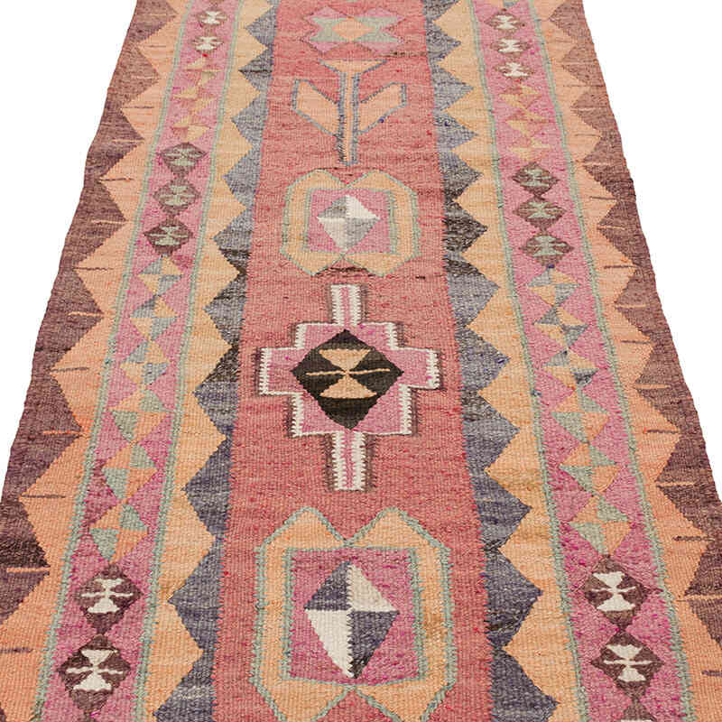 Alfombra Kilim Tribal Vintage - 96 cm x 337 cm - K0077278