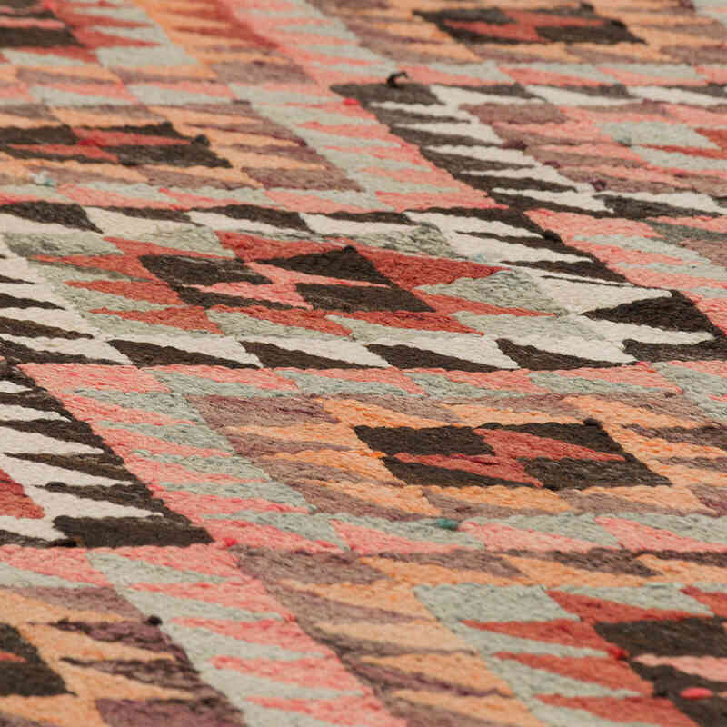 Vintage Tribal Kilim Runner - 2' 11" x 9' 10" (35" x 118") - K0077279