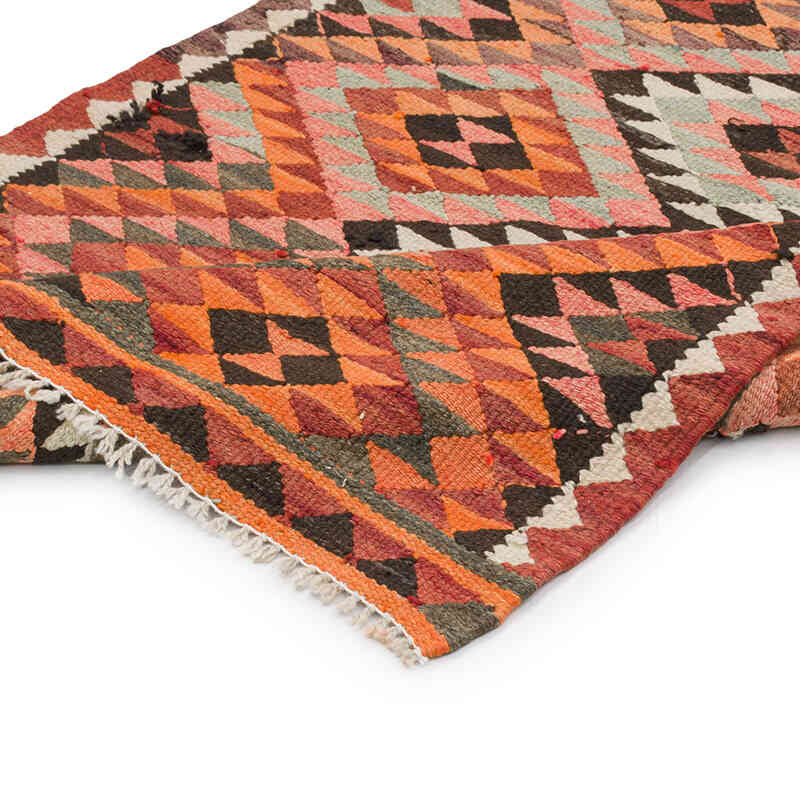 Vintage Tribal Kilim Runner - 2' 11" x 9' 10" (35" x 118") - K0077279