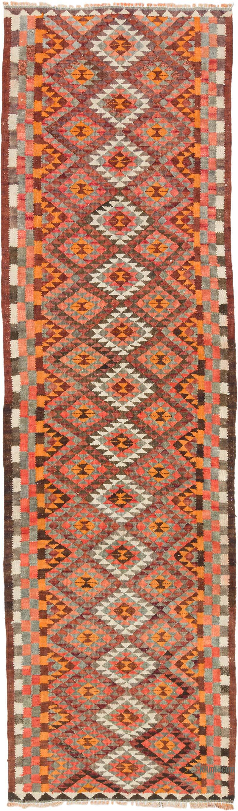 Alfombra Kilim Tribal Vintage - 86 cm x 305 cm - K0077280