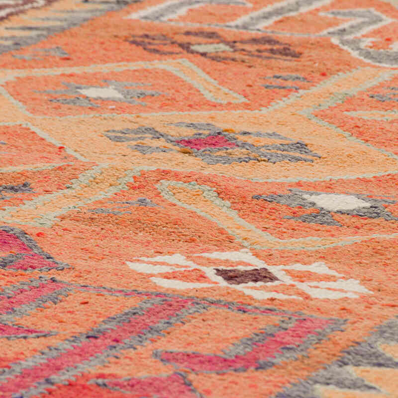 Vintage Tribal Kilim Runner - 3' 3" x 11' 6" (39" x 138") - K0077285
