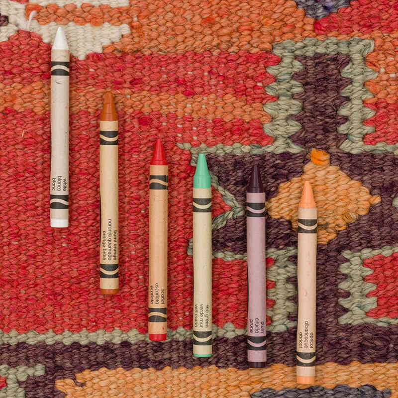 Vintage Tribal Kilim Runner - 3' 3" x 11' 6" (39" x 138") - K0077285