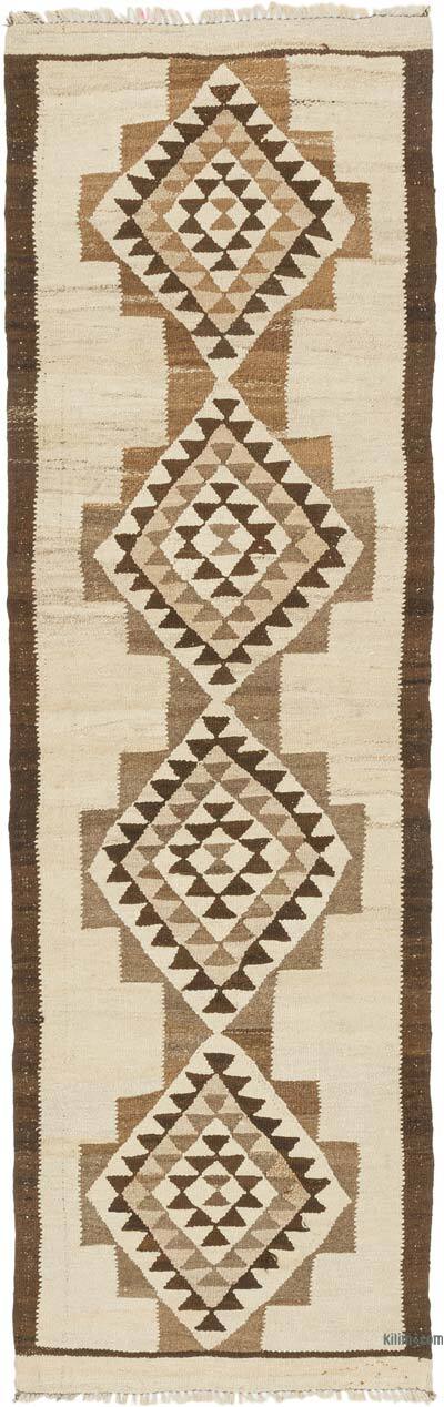 Vintage Tribal Kilim Runner - 2' 11" x 9'  (35" x 108")