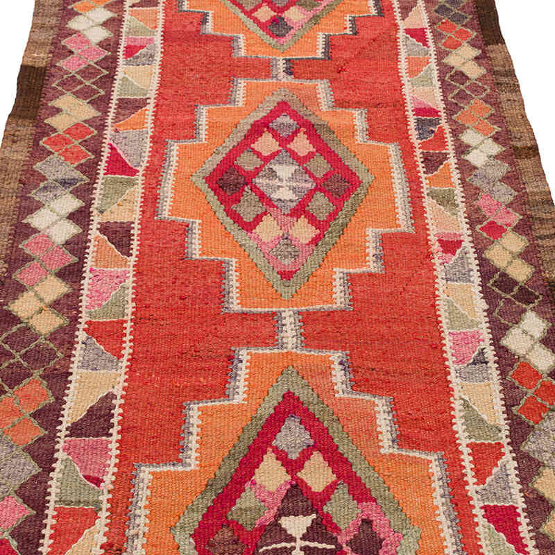 Alfombra Kilim Tribal Vintage - 90 cm x 300 cm - K0077287