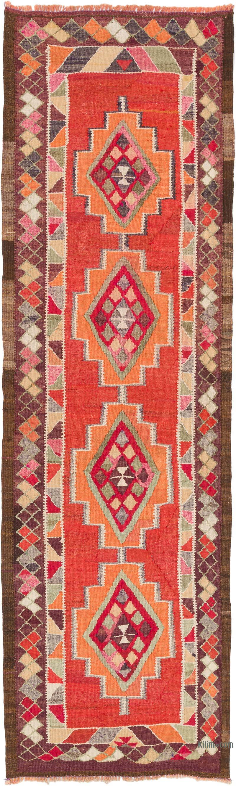 Alfombra Kilim Tribal Vintage - 90 cm x 300 cm - K0077287