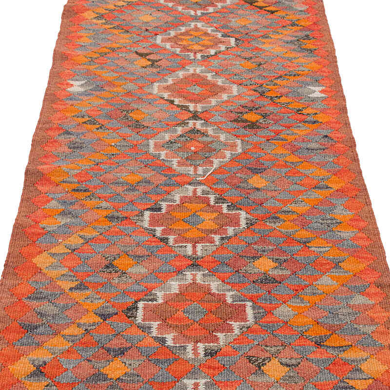 Alfombra Kilim Tribal Vintage - 83 cm x 291 cm - K0077289