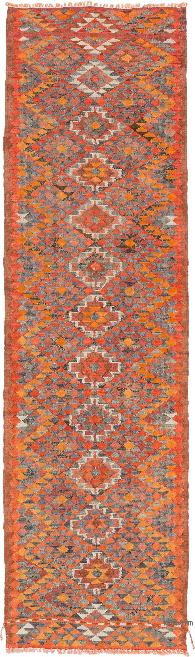 Alfombra Kilim Tribal Vintage - 83 cm x 291 cm - K0077289