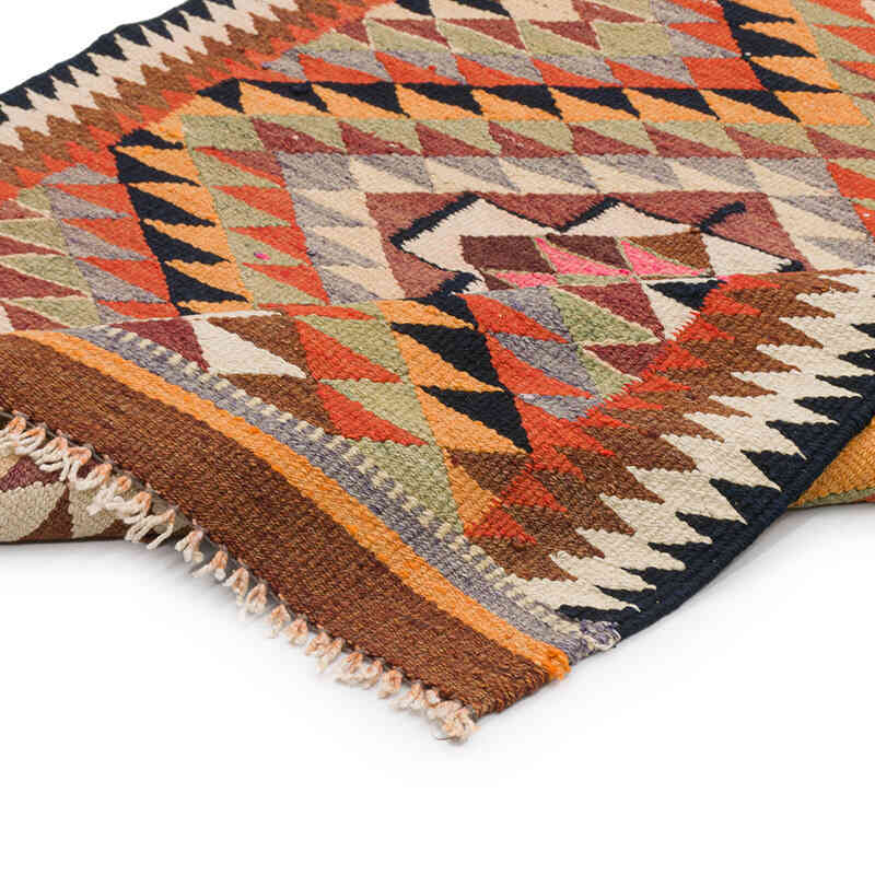 Vintage Anadolu Kilim Yolluk - 93 cm x 304 cm - K0077290