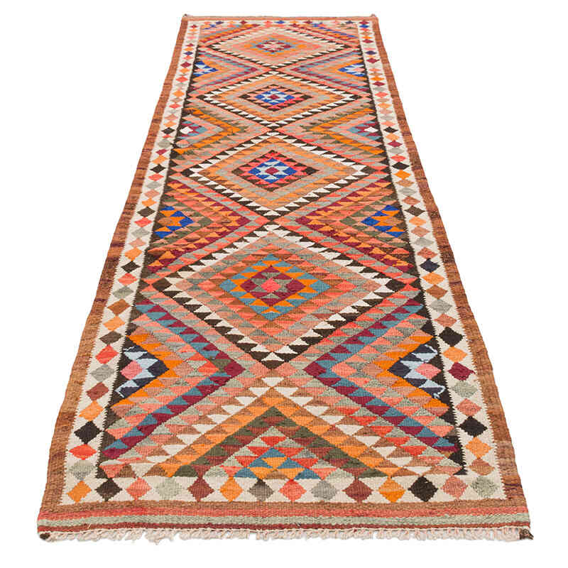 Vintage Anadolu Kilim Yolluk - 87 cm x 290 cm - K0077291