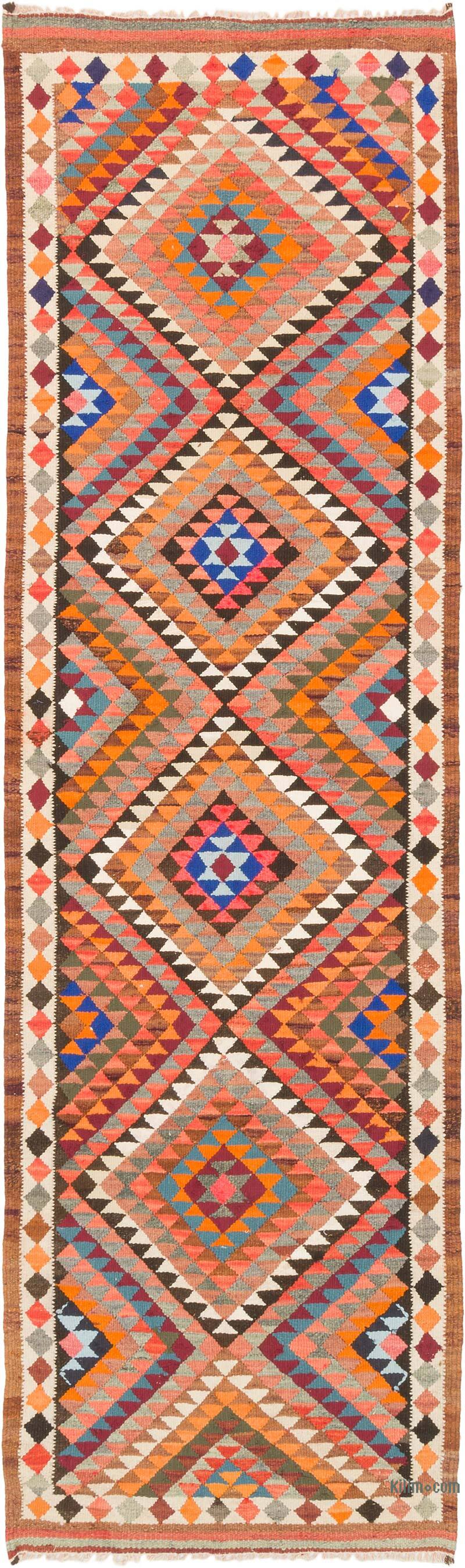 Vintage Anadolu Kilim Yolluk - 87 cm x 290 cm - K0077291