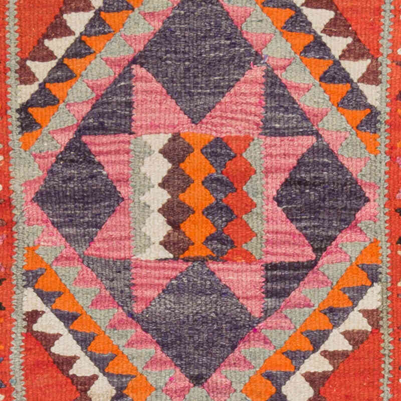 Vintage Tribal Kilim Runner - 3'  x 9' 4" (36" x 112") - K0077293