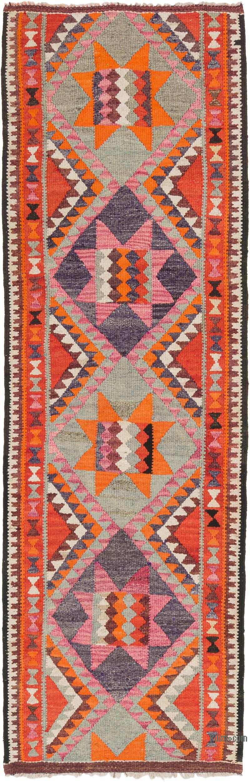 Vintage Tribal Kilim Runner - 3'  x 9' 4" (36" x 112") - K0077293