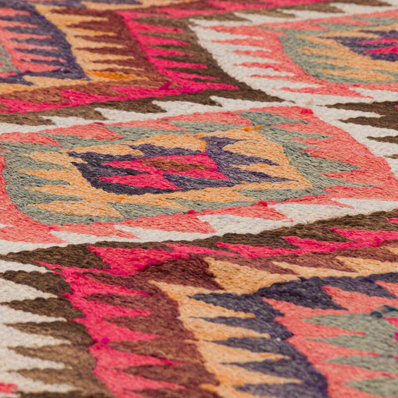 Vintage Tribal Kilim Runner - 2' 9" x 11' 4" (33" x 136") - K0077295