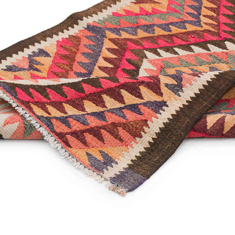 Vintage Tribal Kilim Runner - 2' 9" x 11' 4" (33" x 136") - K0077295