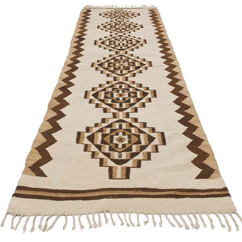 Alfombra Kilim Tribal Vintage - 96 cm x 352 cm - K0077297