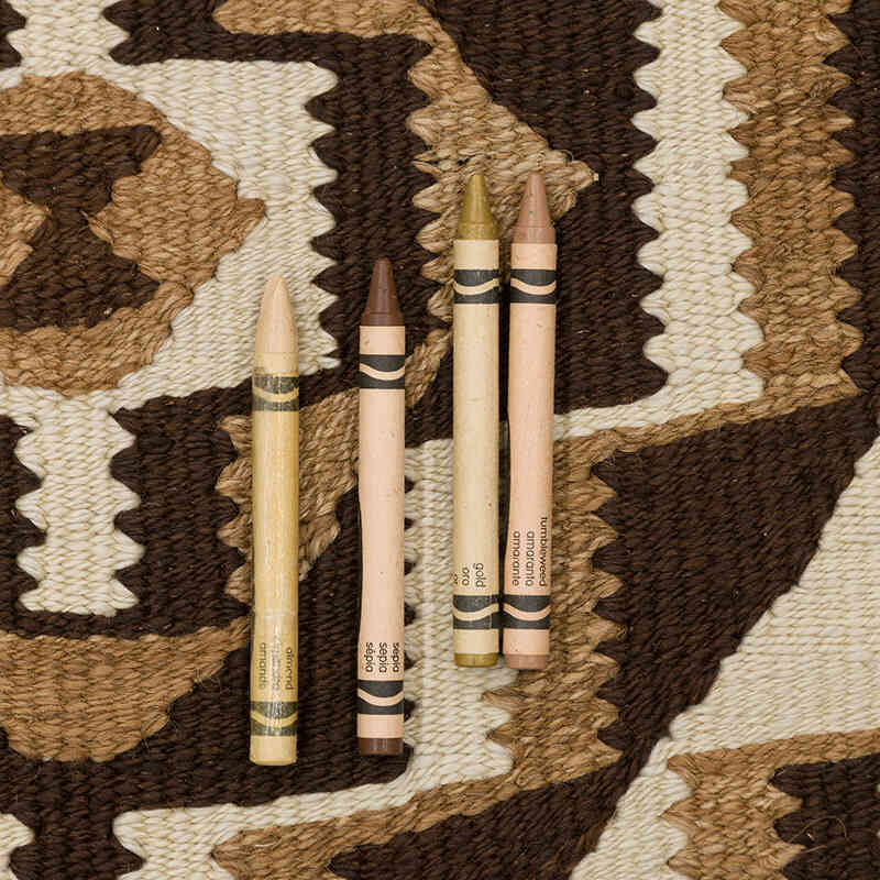 Alfombra Kilim Tribal Vintage - 96 cm x 352 cm - K0077297