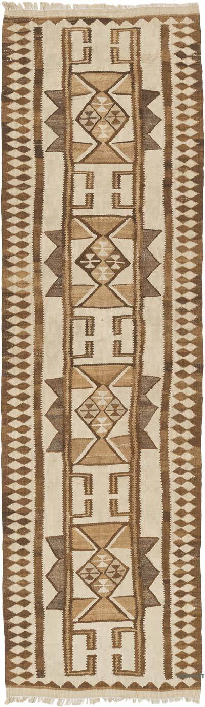 Vintage Tribal Kilim Runner - 2' 11" x 9' 11" (35" x 119")