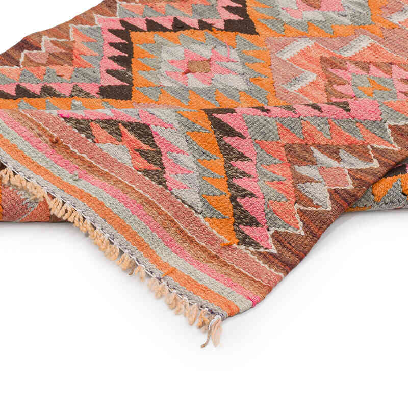 Vintage Tribal Kilim Runner - 2' 7" x 9' 3" (31" x 111") - K0077305