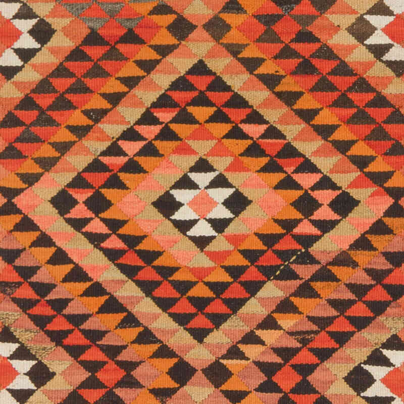 Vintage Tribal Kilim Runner - 2' 9" x 10' 4" (33" x 124") - K0077308