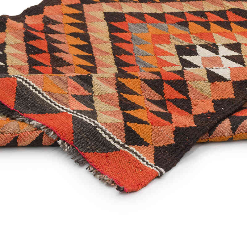 Vintage Tribal Kilim Runner - 2' 9" x 10' 4" (33" x 124") - K0077308