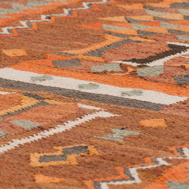 Vintage Tribal Kilim Runner - 2' 11" x 11' 6" (35" x 138") - K0077309