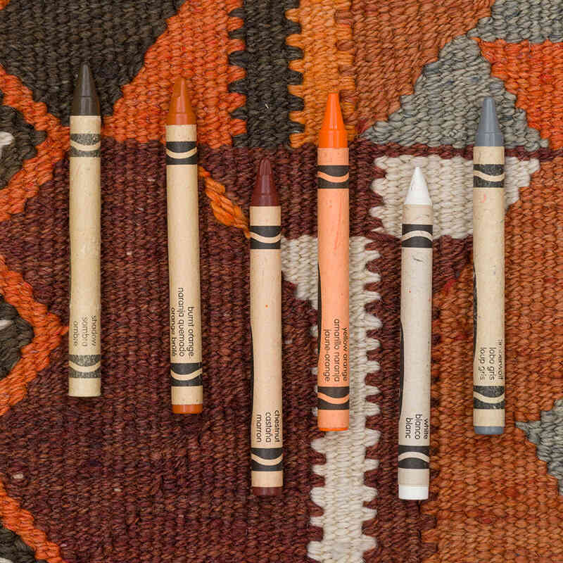 Vintage Tribal Kilim Runner - 2' 11" x 11' 6" (35" x 138") - K0077309