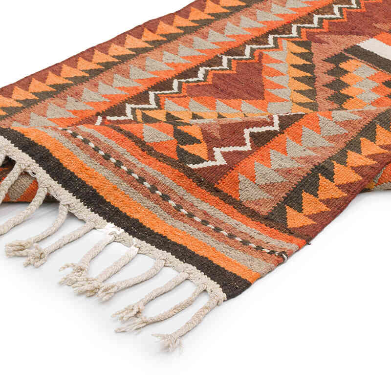Vintage Tribal Kilim Runner - 2' 11" x 11' 6" (35" x 138") - K0077309