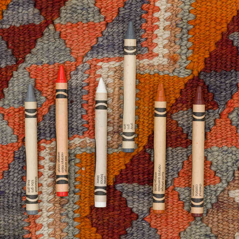 Vintage Tribal Kilim Runner - 3' 2" x 9' 7" (38" x 115") - K0077311