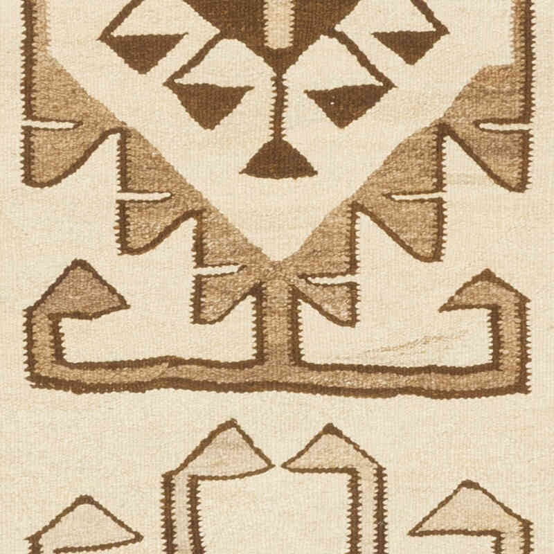 Vintage Tribal Kilim Runner - 3' 1" x 11' 3" (37" x 135") - K0077316