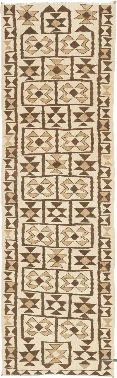 Vintage Anadolu Kilim Yolluk - 89 cm x 295 cm