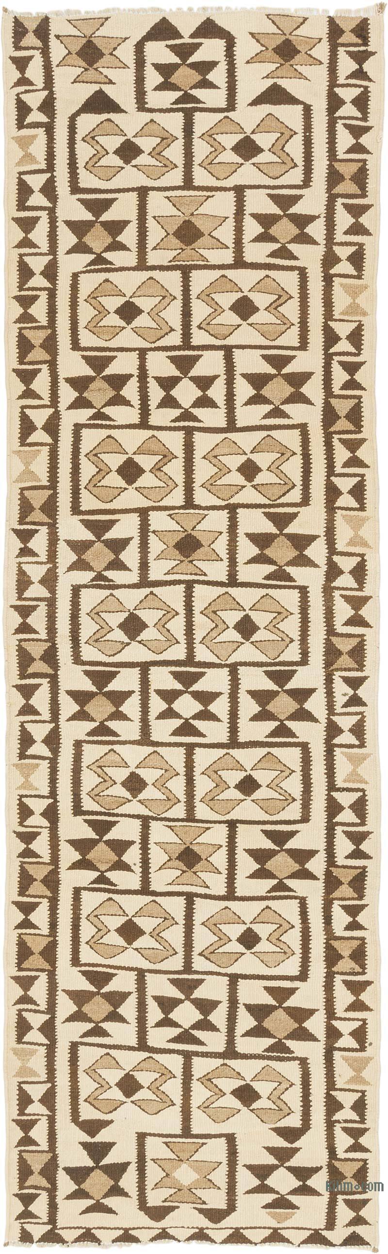 Vintage Anadolu Kilim Yolluk - 89 cm x 295 cm - K0077317
