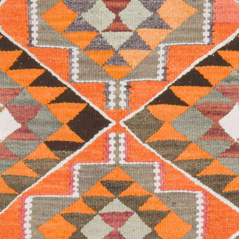 Vintage Tribal Kilim Runner - 2' 6" x 9' 9" (30" x 117") - K0077318