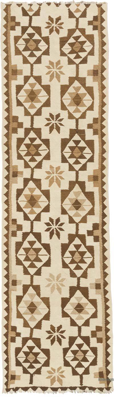 Vintage Anadolu Kilim Yolluk - 105 cm x 335 cm