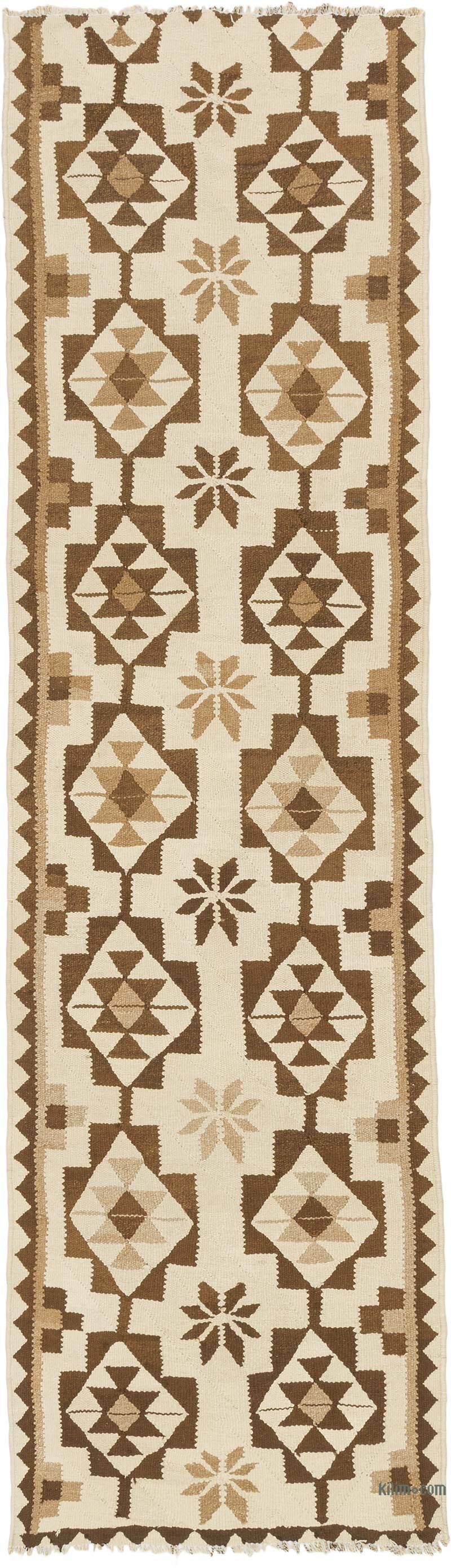 Vintage Anadolu Kilim Yolluk - 105 cm x 335 cm - K0077320