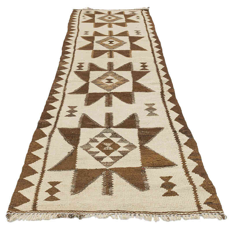 Vintage Tribal Kilim Runner - 2' 9" x 9' 10" (33" x 118") - K0077321