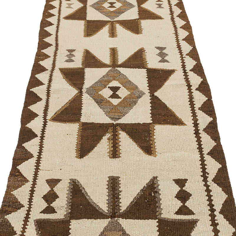 Vintage Tribal Kilim Runner - 2' 9" x 9' 10" (33" x 118") - K0077321