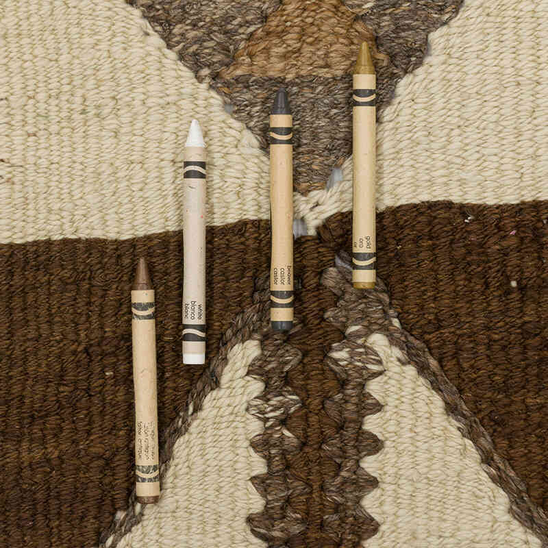 Vintage Tribal Kilim Runner - 2' 9" x 9' 10" (33" x 118") - K0077321