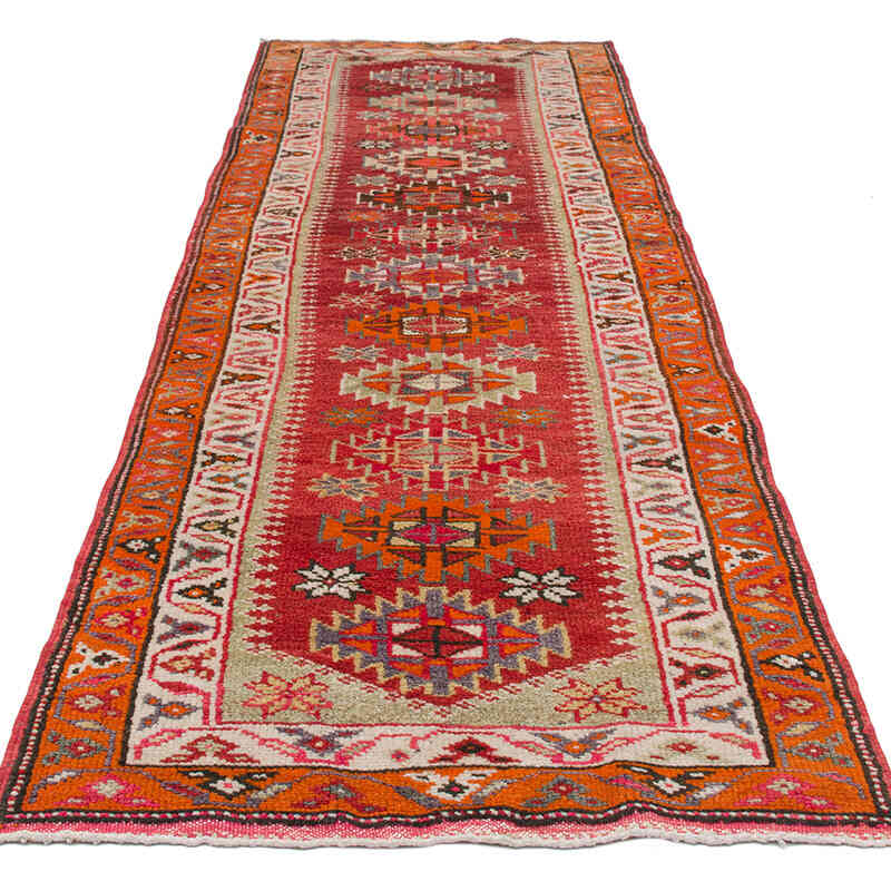 Vintage Anadolu Yolluk - 90 cm x 315 cm - K0077323