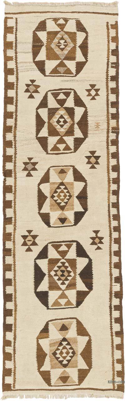 Vintage Anadolu Kilim Yolluk - 84 cm x 266 cm