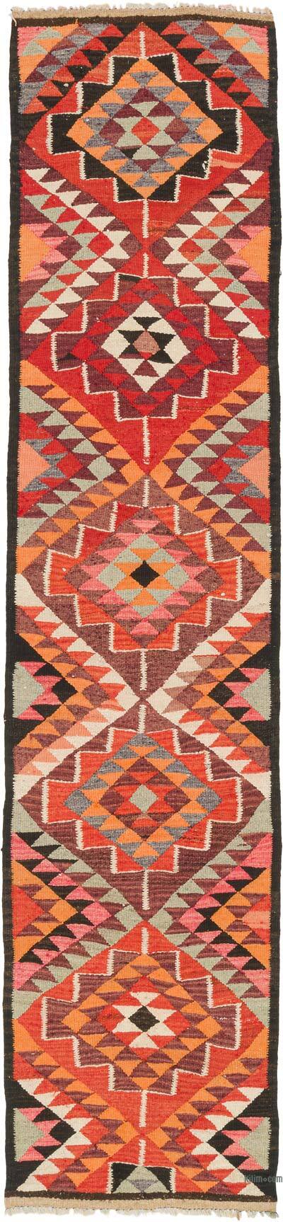 Vintage Anadolu Kilim Yolluk - 83 cm x 362 cm