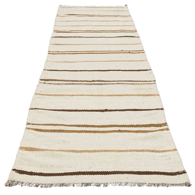 Vintage Turkish Kilim Runner - 2' 7" x 9' 2" (31" x 110") - K0077327
