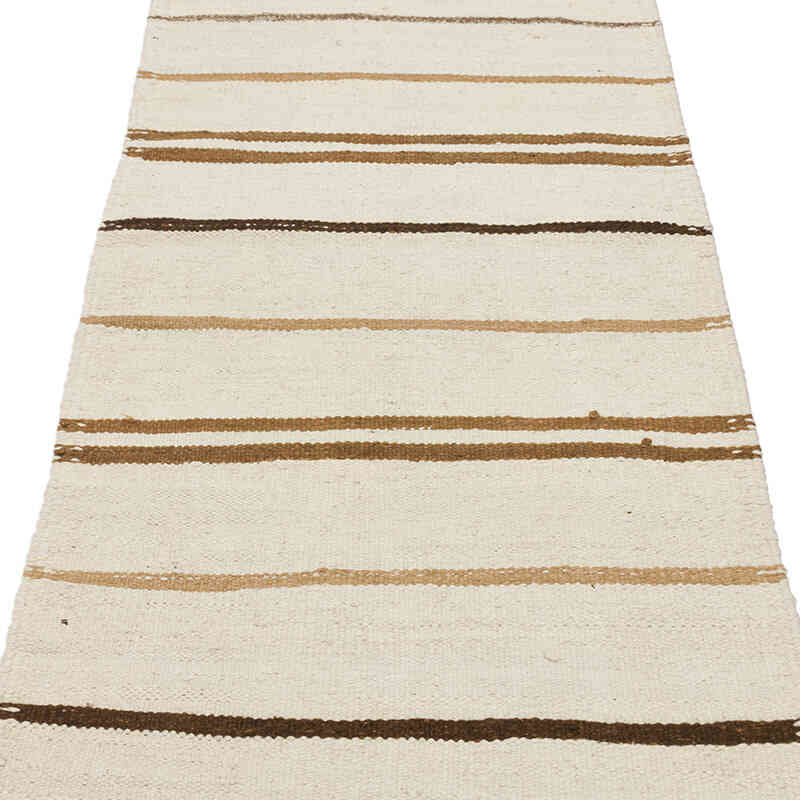 Vintage Turkish Kilim Runner - 2' 7" x 9' 2" (31" x 110") - K0077327