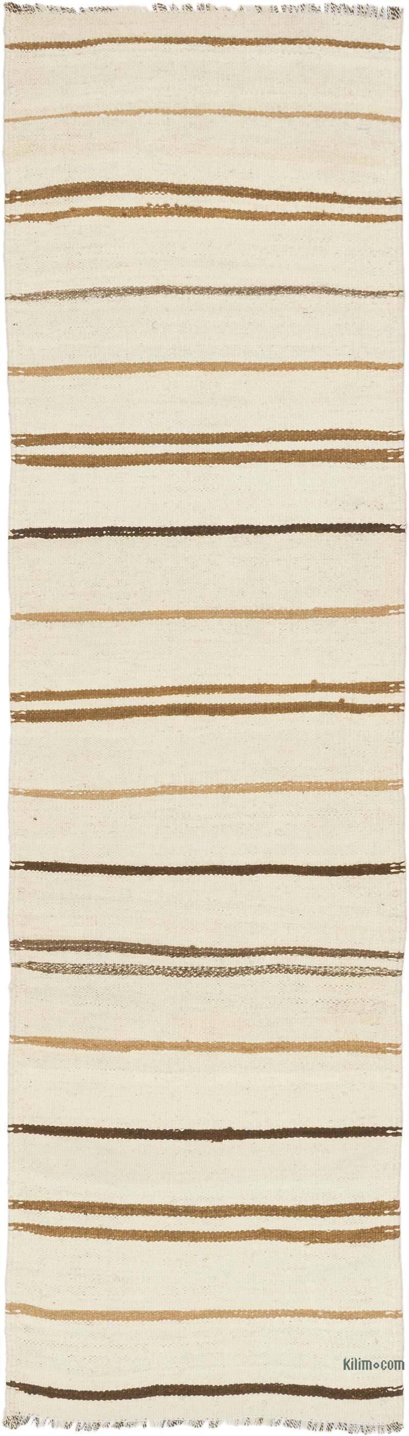 Vintage Turkish Kilim Runner - 2' 7" x 9' 2" (31" x 110") - K0077327