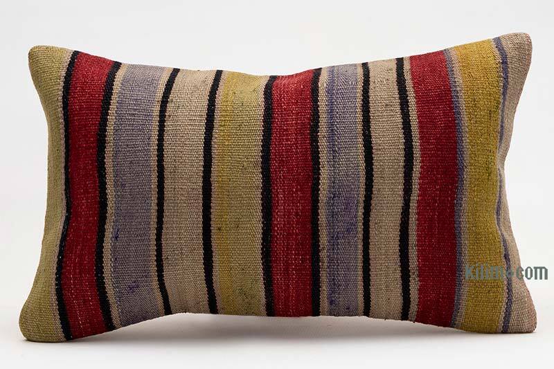 Kilim Yastık Kılıfı - 50 cm x 30 cm - K0077362