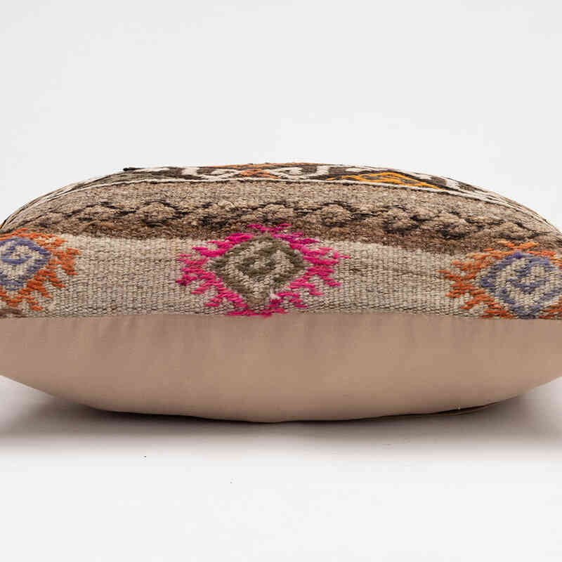 Kilim Yastık Kılıfı - 60 cm x 40 cm - K0077398