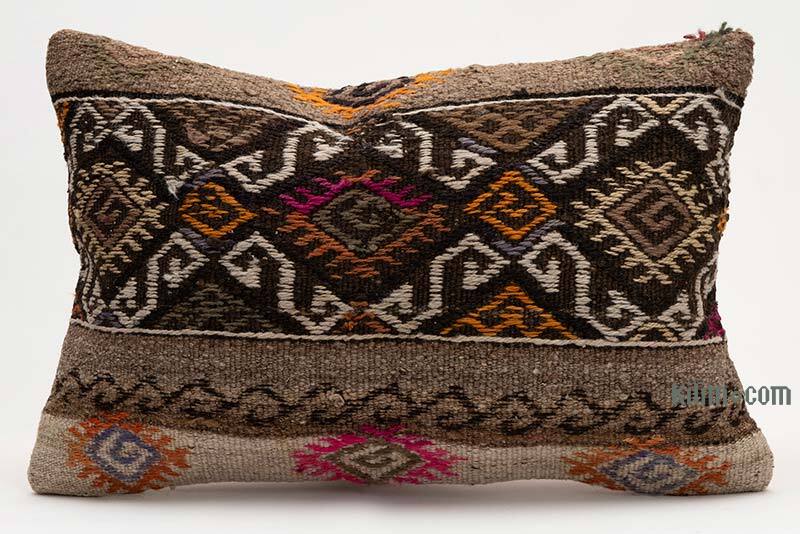 Kilim Yastık Kılıfı - 60 cm x 40 cm - K0077398