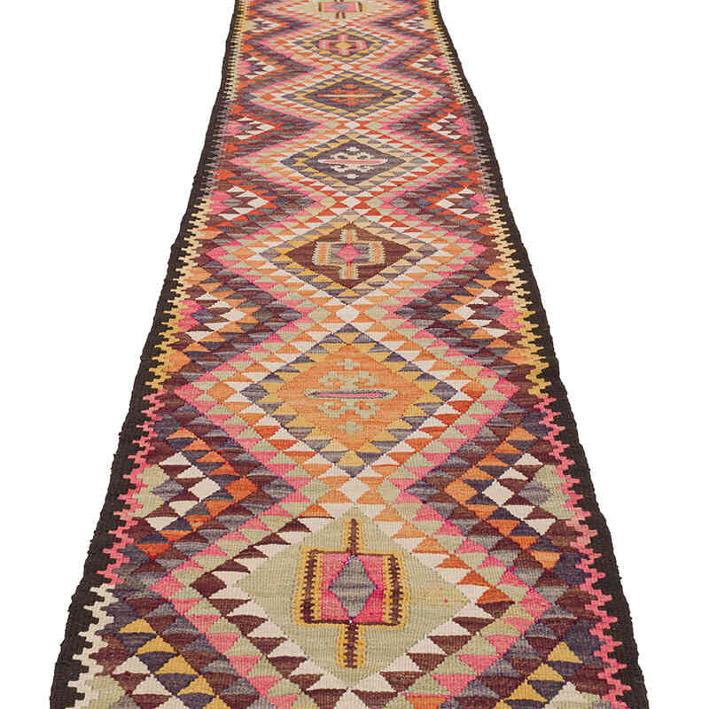 Vintage Anadolu Kilim Yolluk - 80 cm x 350 cm - K0077473