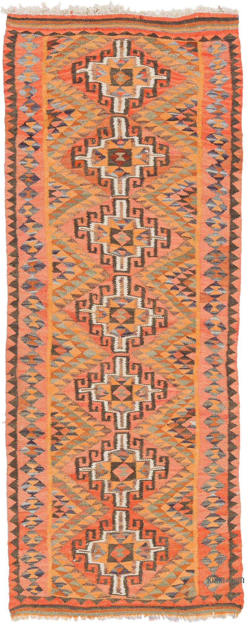Vintage Tribal Kilim Runner - 3'  x 7' 10" (36" x 94") - K0077475