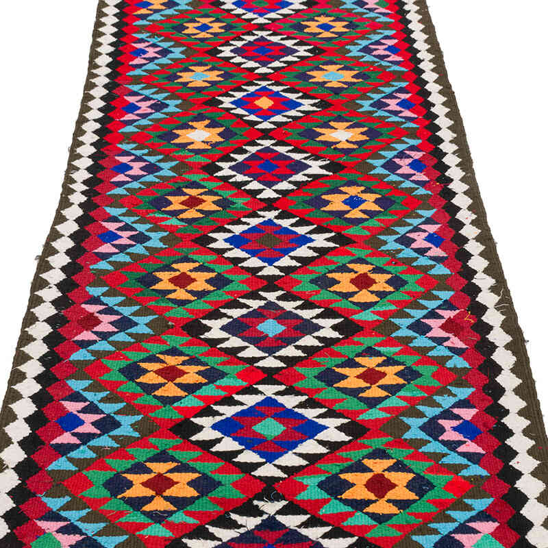 Alfombra Kilim Tribal Vintage - 83 cm x 344 cm - K0077479